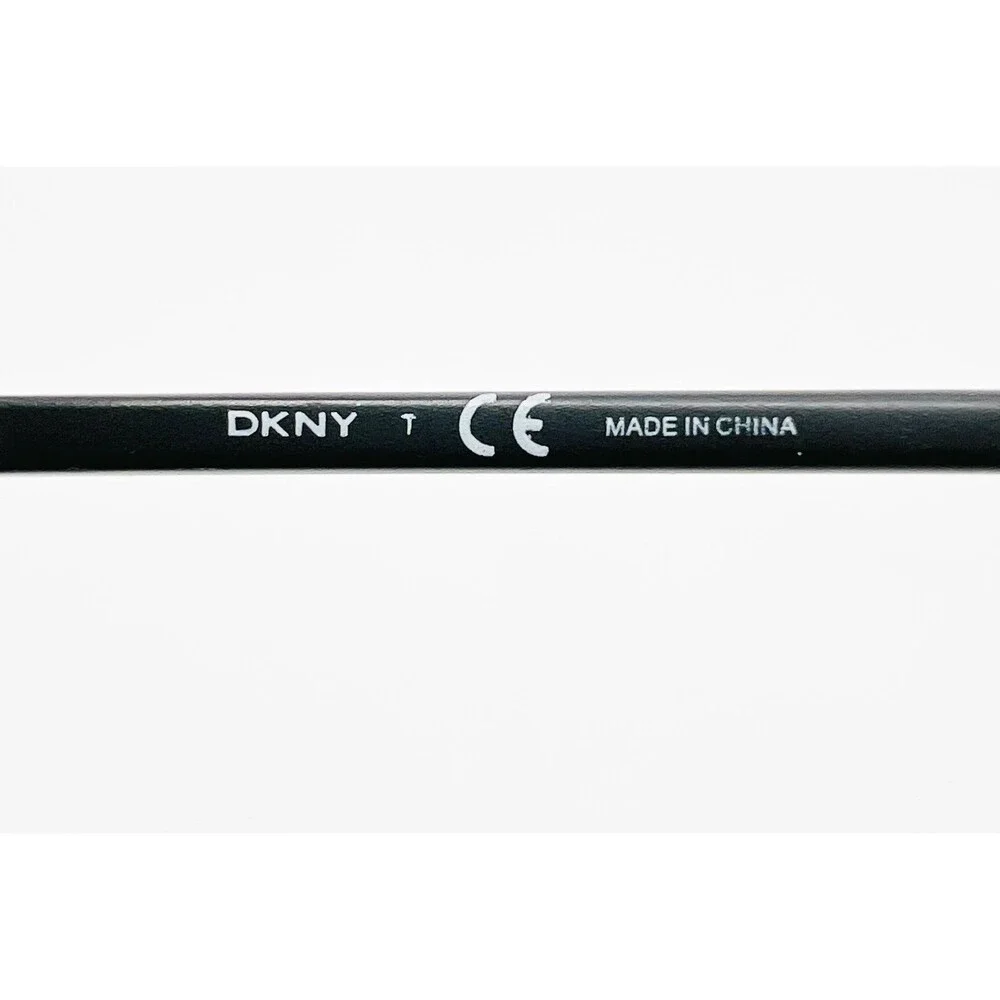 DKNY Eyeglasses Womens Black Silver Pre-owned Browline DY 5623 51-17-135